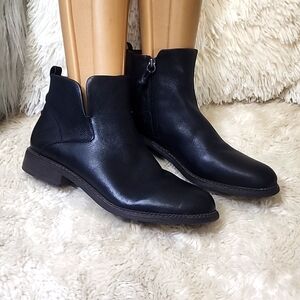 Franco Sarto Black Ankle Boots